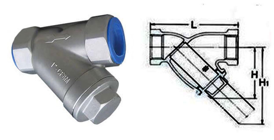 Compact Structure Water Meter Strainer Double Ported Balance Valve System